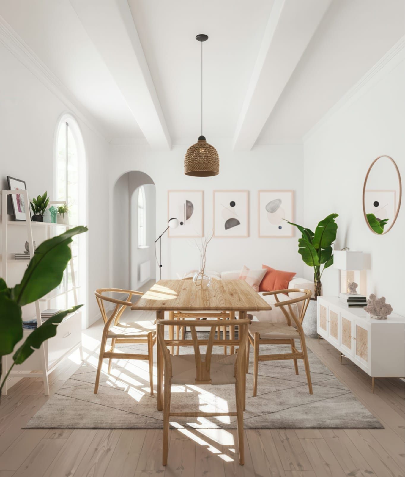 Serene Modern Dining Space